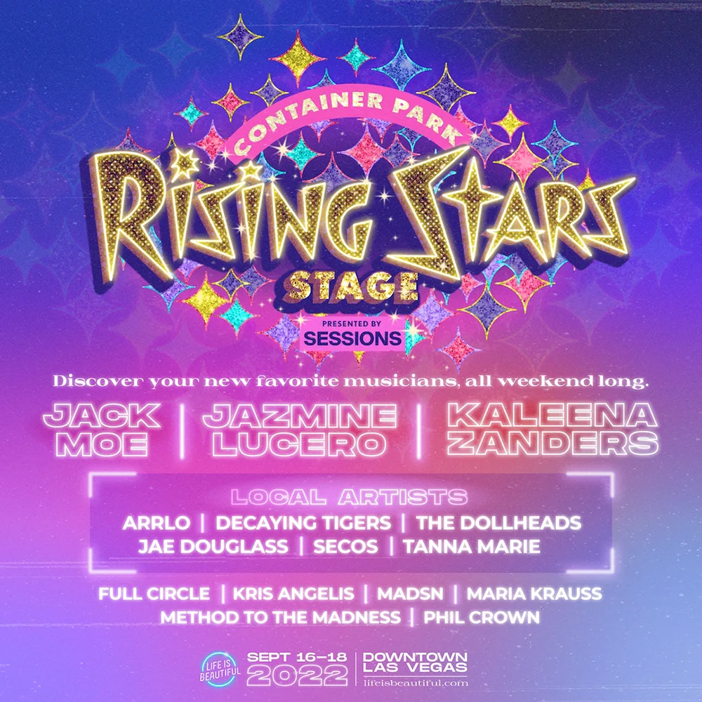 Life is Beautiful Rising Stars Stage 2022 Lineup