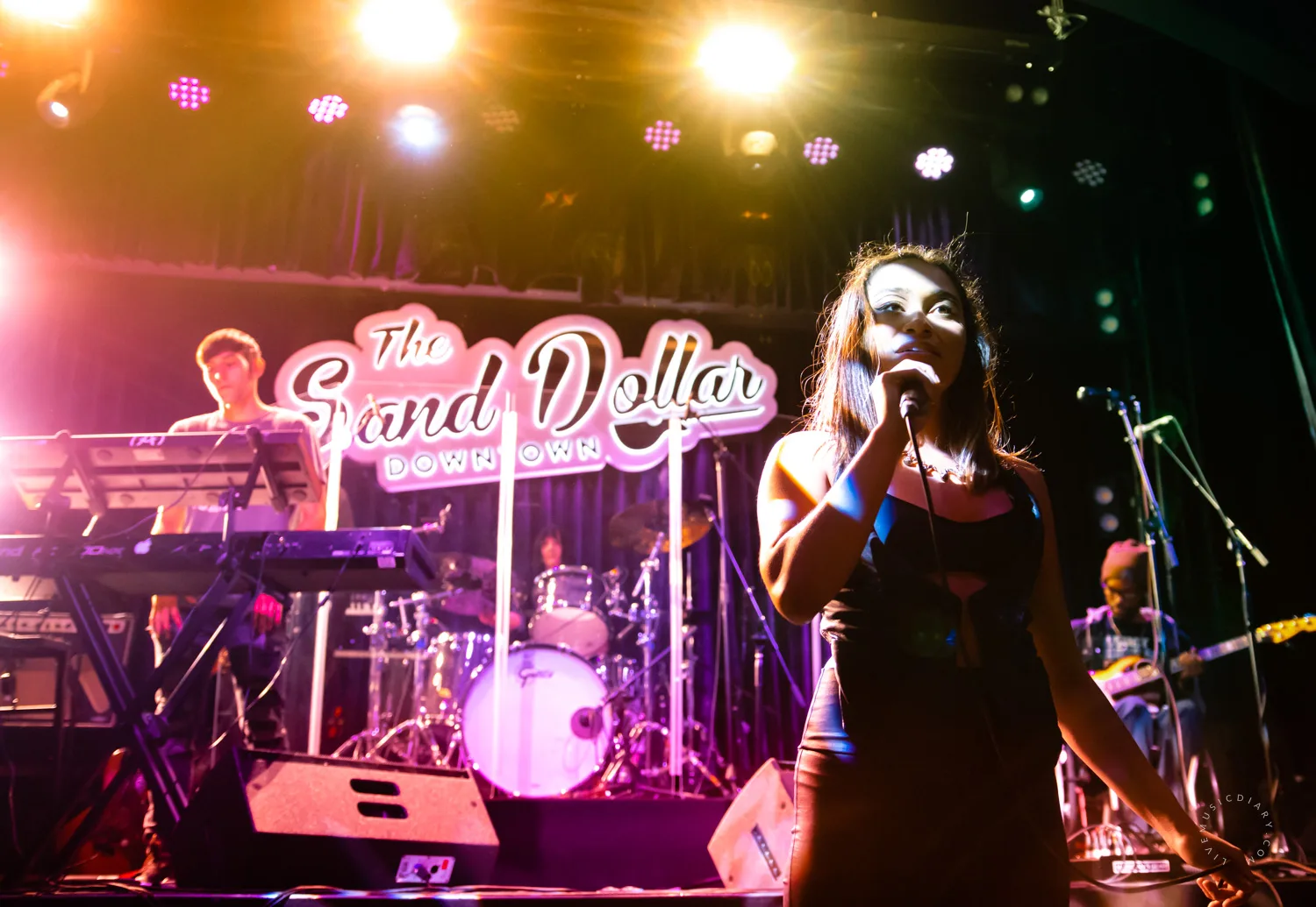 Madison Deaver performing at The Sand Dollar Downtown in Las Vegas, NV (Photo: Miranda Mendelson / LiveMusicDiary.com)